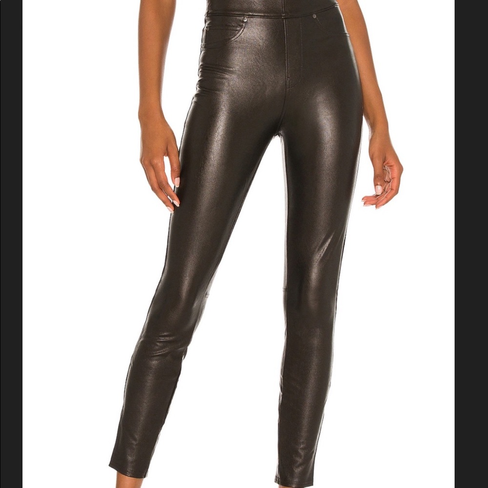 Spanx Leather-Like Skinny Jean